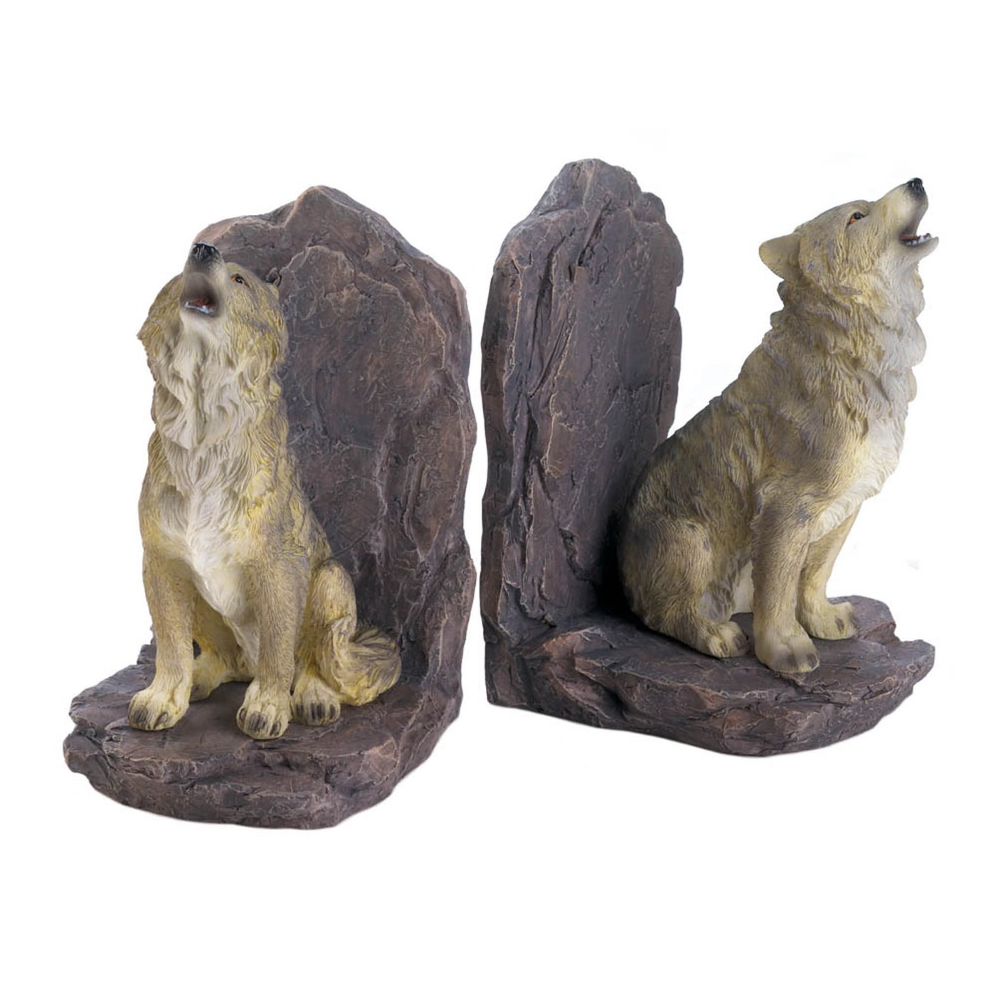 Howling Wolves BOOKend Set