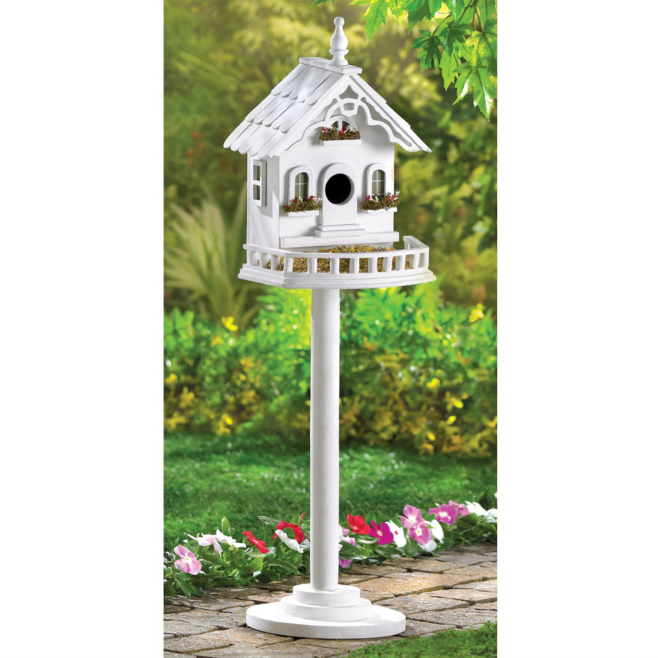 Victorian Pedestal Bird House